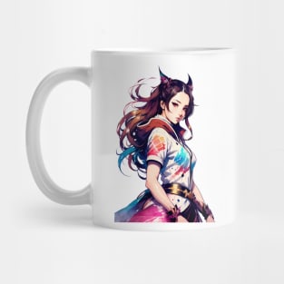 Demon Female Cute Anime Style Mug